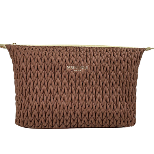 Luna Large Cosmetic Bag Chocolate/Sorbet