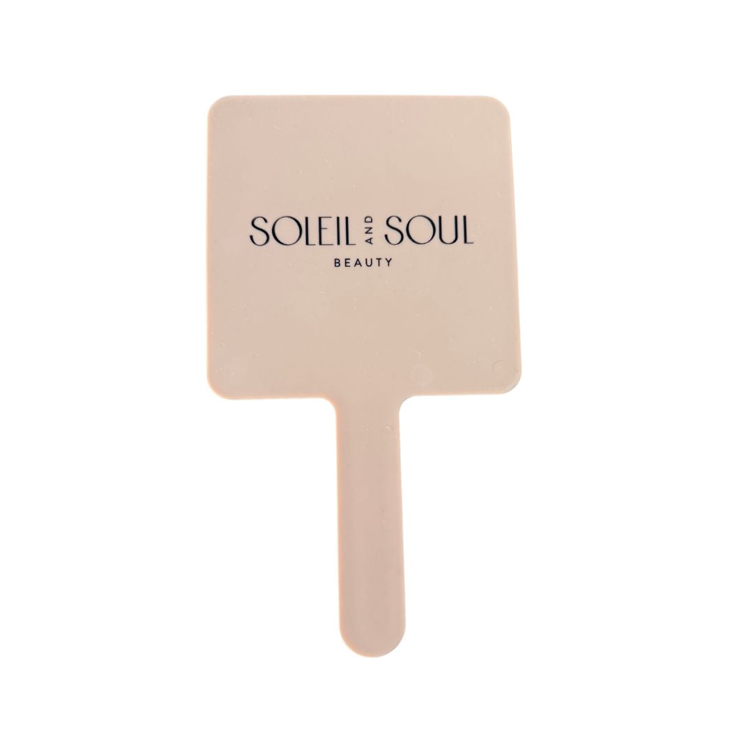 Peach Glow Hand Mirror