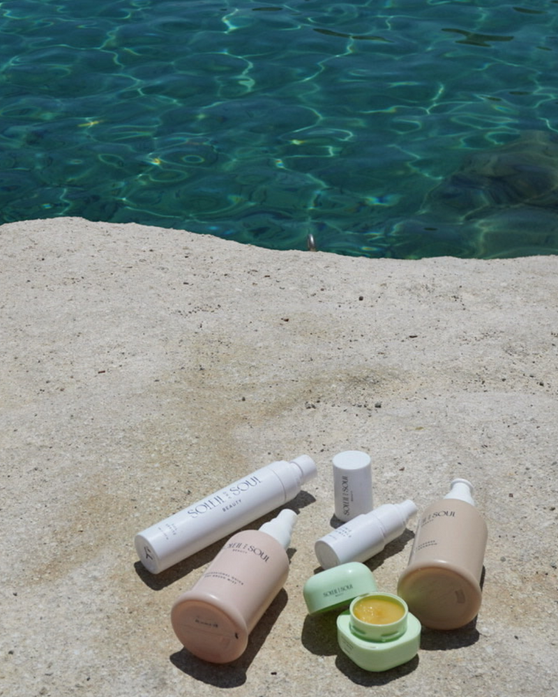 soleil soul beauty products by water
